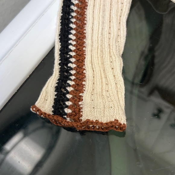 Sea New York Cream and Brown Knit Cardigan - Picture 5 of 9